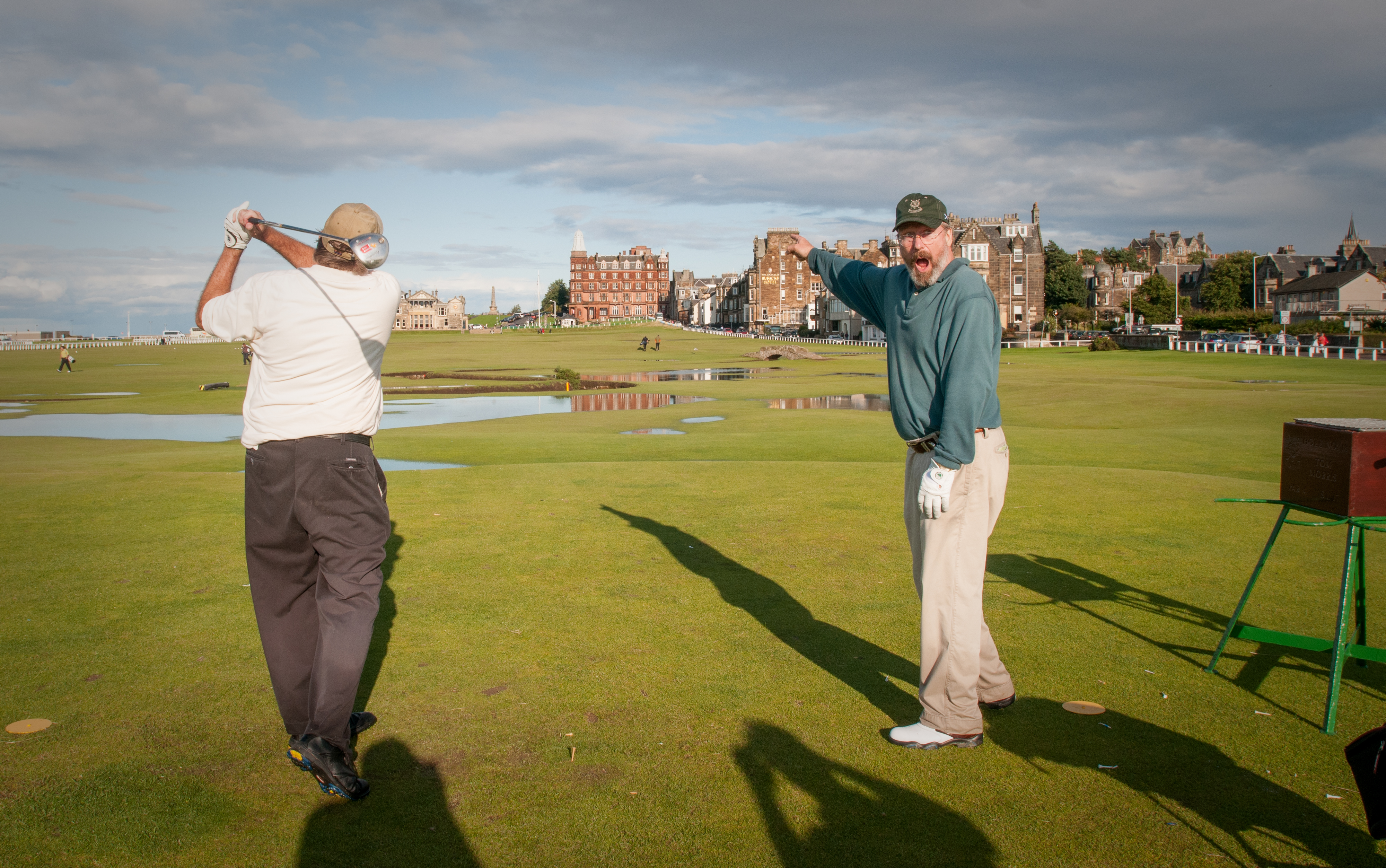 Golfing with William Hurt